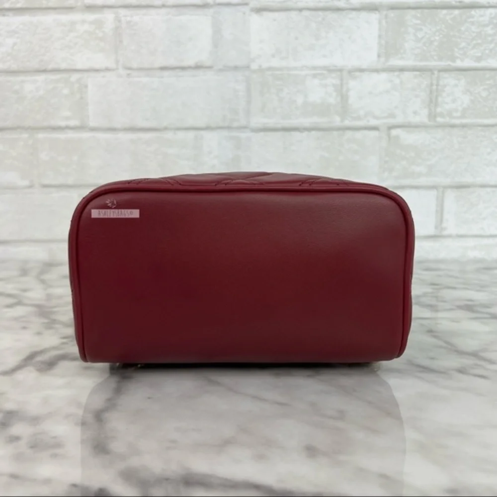 Kate Spade Natalia Burgundy Mini Convertible Leather Backpack